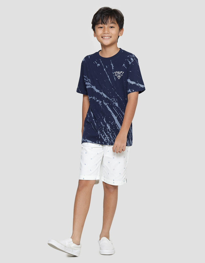 Nevada Kaos Lengan Pendek Anak Laki-laki Print Splash California