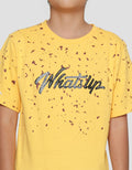 Nevada Print Splash Whatsup Boys Short Sleeve T-Shirt