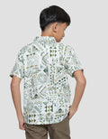 Nevada Linen Cross Slub Ethnic Boys Shirt