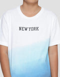 Nevada Print Ombre Blueish Kaos Lengan Pendek Anak Laki-Laki