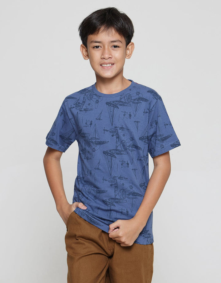 Nevada Fullprint Nautica Boys Short Sleeve T-Shirt