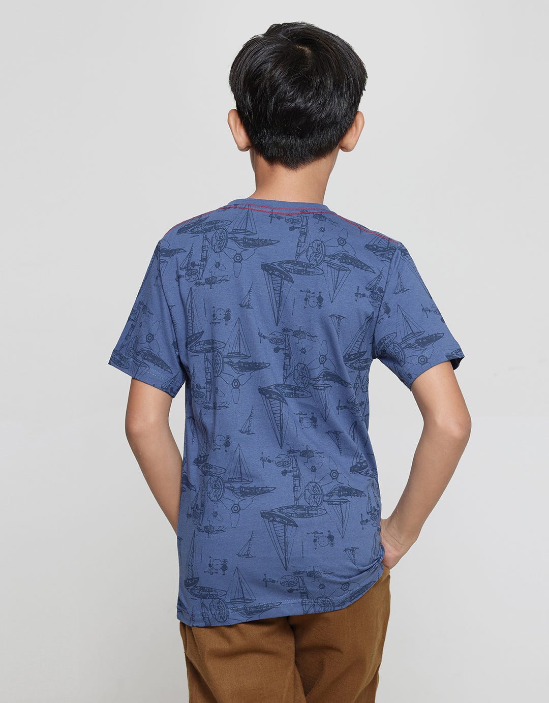 Nevada Fullprint Nautica Boys Short Sleeve T-Shirt