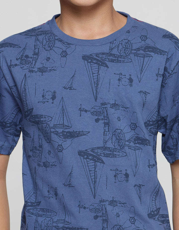 Nevada Fullprint Nautica Boys Short Sleeve T-Shirt
