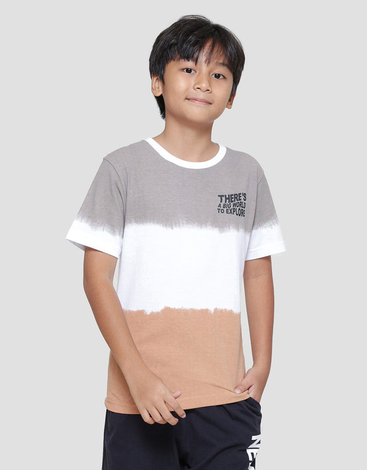 Nevada Fullprint Ombre 3 Colorblock Boys T-Shirt