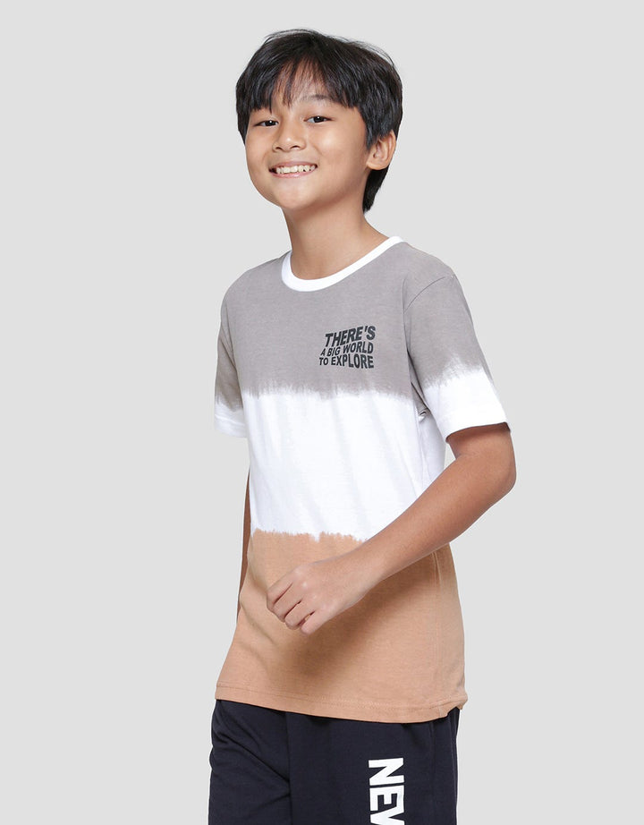 Nevada Fullprint Ombre 3 Colorblock Boys T-Shirt