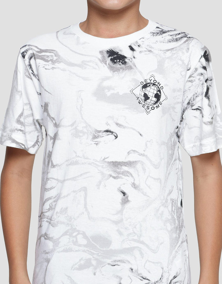 Nevada Kaos Lengan Pendek Anak Laki-laki  Print Abstract