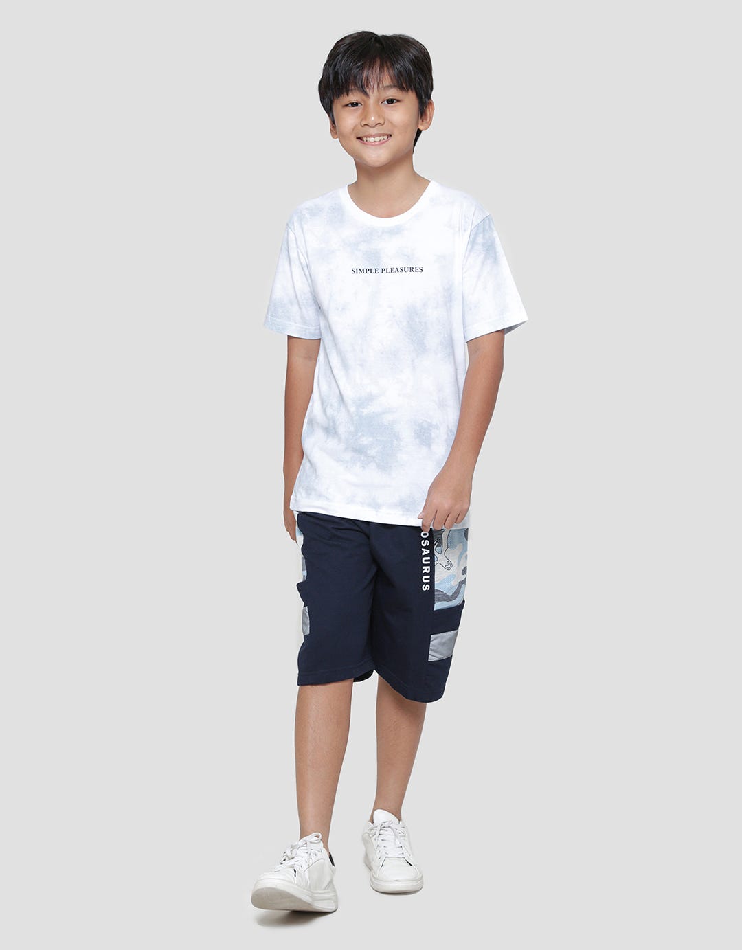 Nevada Fullprint Abstract Boys Short Sleeve T-Shirt
