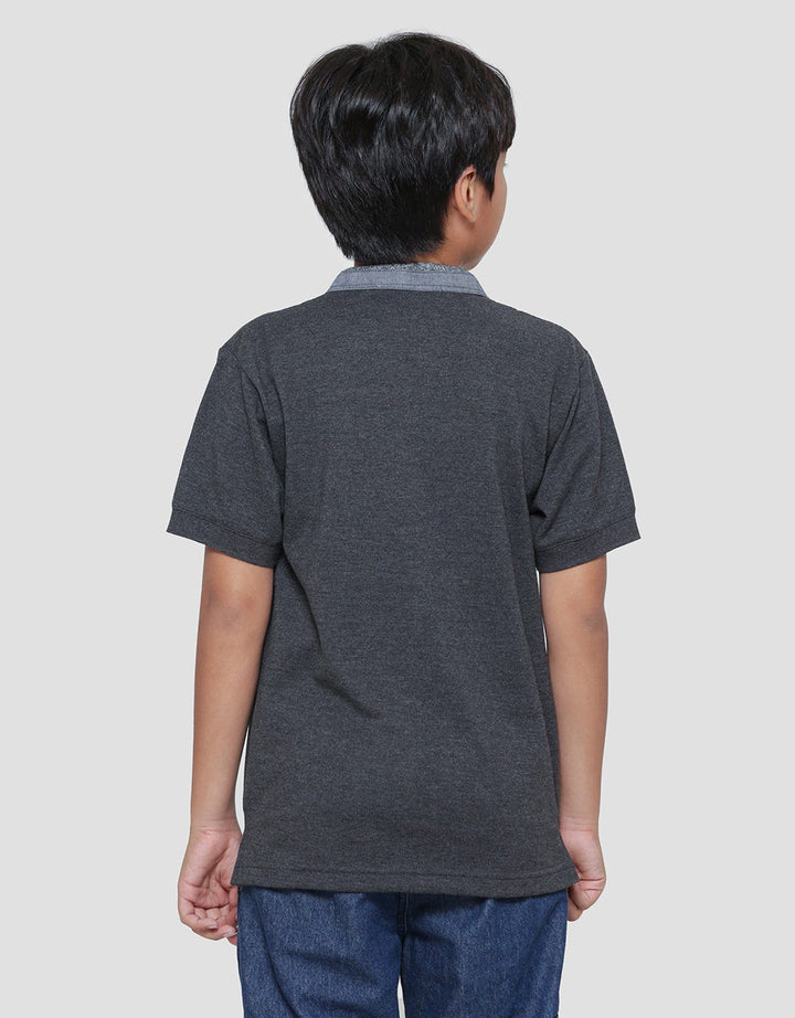 Nevada Henly Lacoste Solid Kaos Lengan Pendek Anak Laki-laki