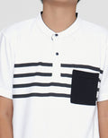 Nevada Henley Lacoste Kaos Anak Laki-laki