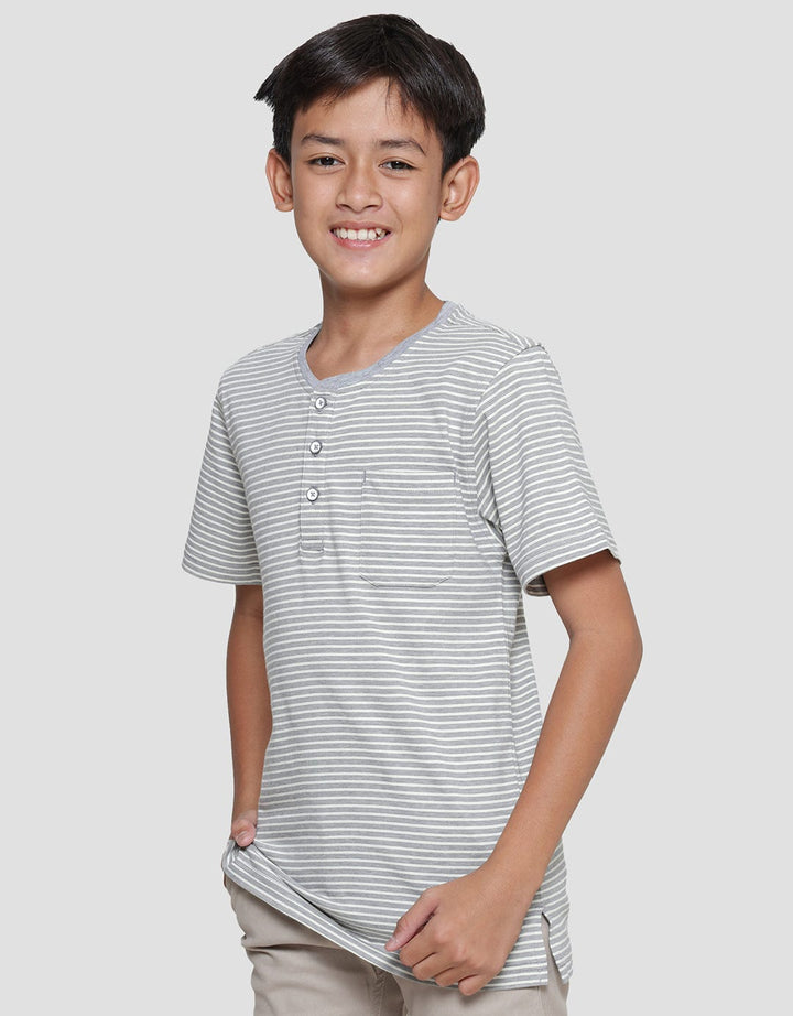 Nevada Henley Stripes Boys T-Shirt