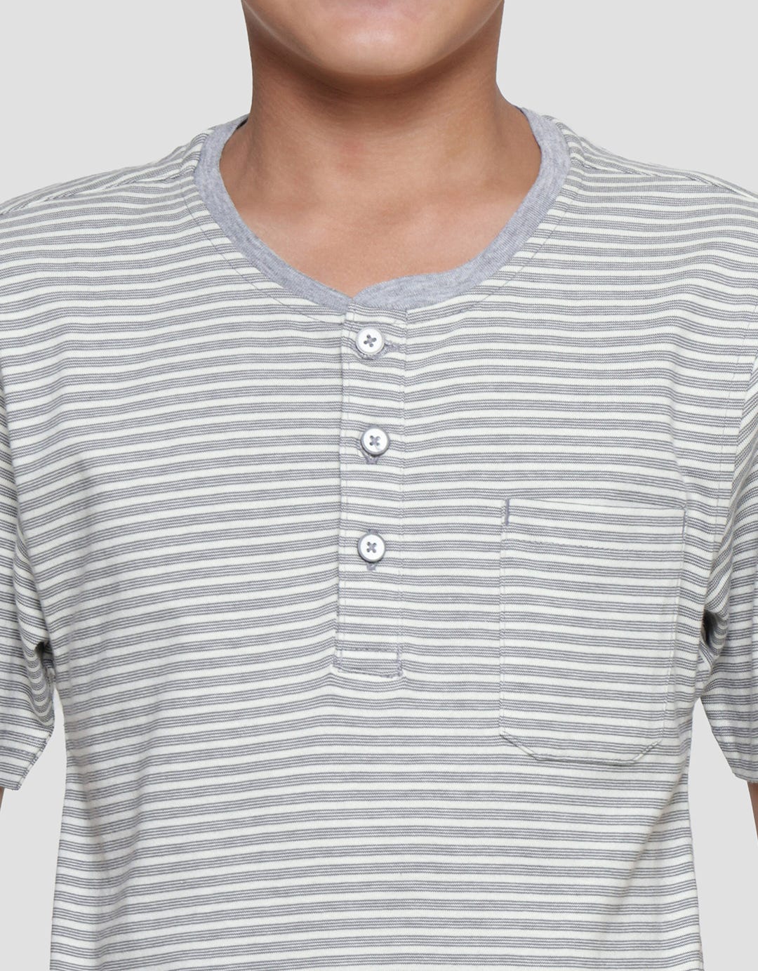 Nevada Henley Stripes Boys T-Shirt