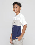 Nevada Cut N Sew Color Block Koko Oxford Anak Laki-Laki