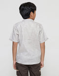 Nevada Textured With Pocket Kemeja Koko Casual Lengan Pendek Anak Laki-laki