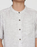 Nevada Textured With Pocket Kemeja Koko Casual Lengan Pendek Anak Laki-laki