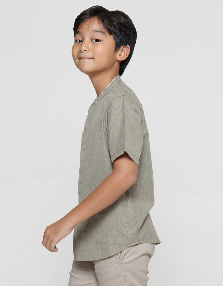 Nevada Textured Polos Boys Short Sleeve Koko Shirt