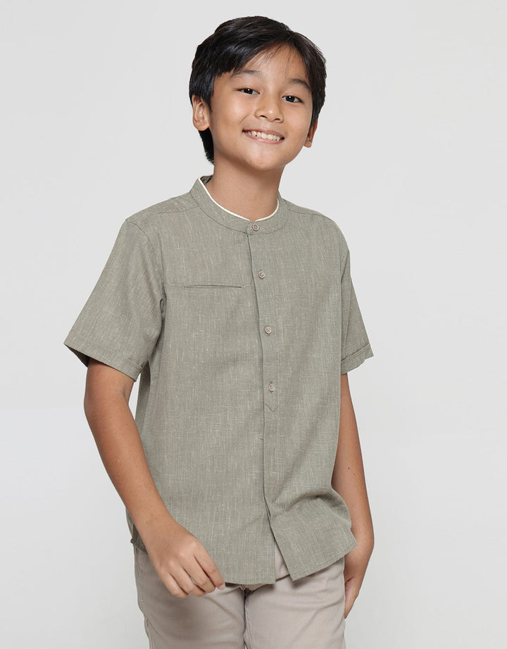 Nevada Textured Polos Boys Short Sleeve Koko Shirt