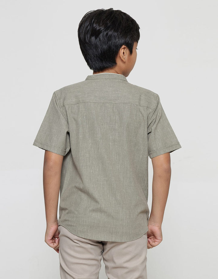 Nevada Textured Polos Boys Short Sleeve Koko Shirt