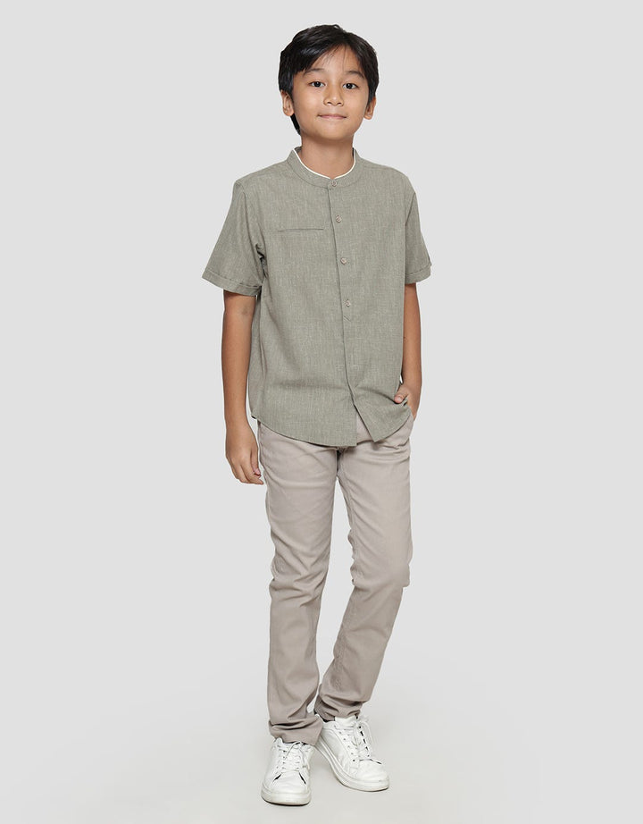 Nevada Textured Polos Boys Short Sleeve Koko Shirt