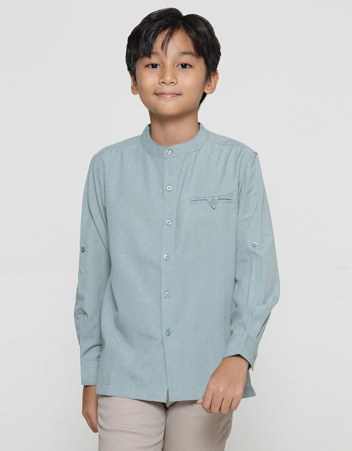Nevada Dobby Textured Kemeja Koko Anak Laki-laki