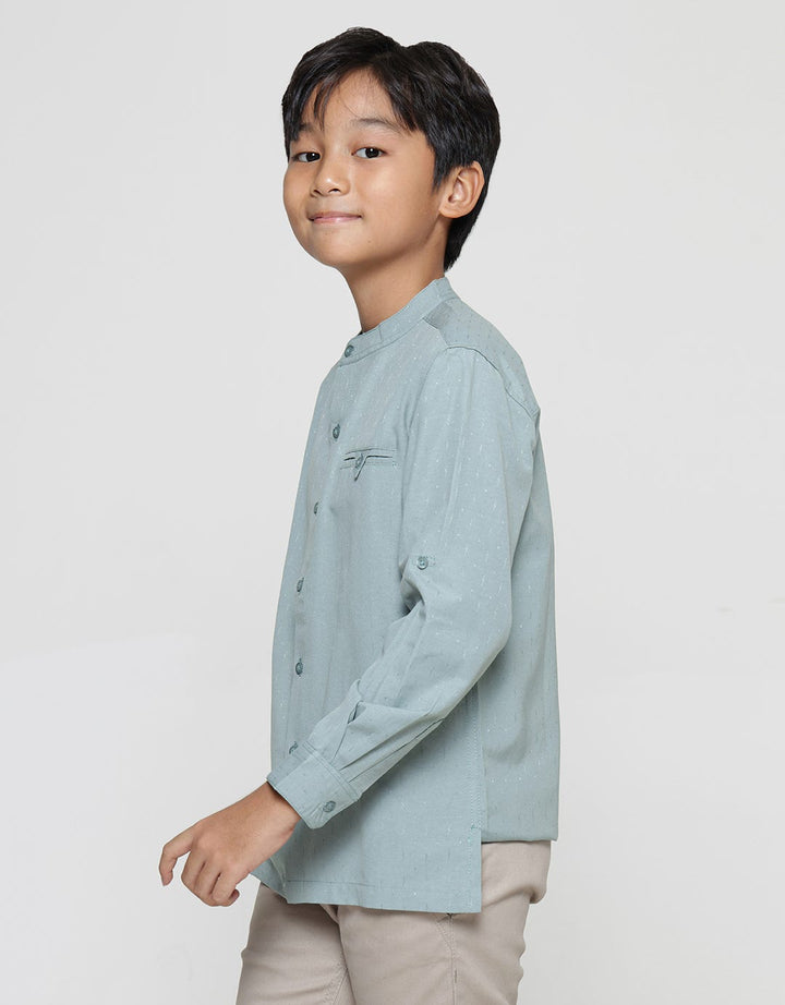 Nevada Dobby Textured Kemeja Koko Anak Laki-laki