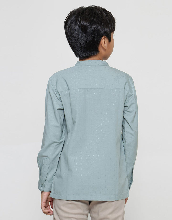 Nevada Dobby Textured Kemeja Koko Anak Laki-laki