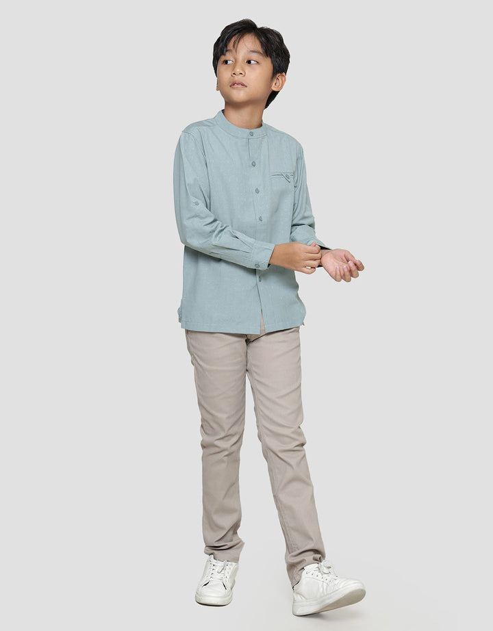 Nevada Dobby Textured Kemeja Koko Anak Laki-laki