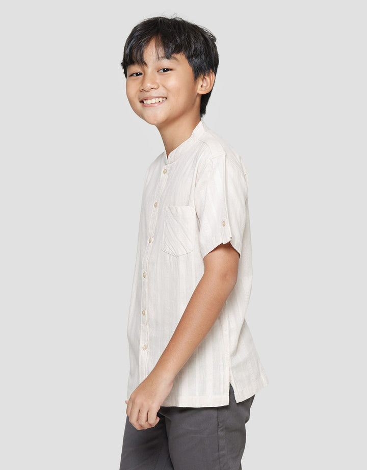 Nevada Kemeja Koko Casual Textured Anak Laki-laki