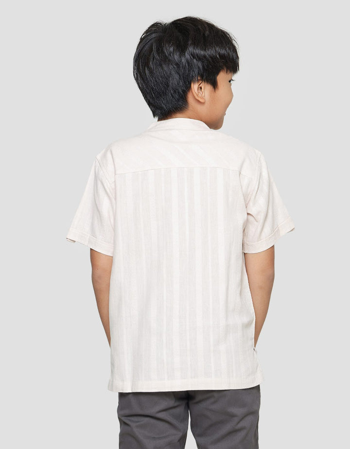 Nevada Kemeja Koko Casual Textured Anak Laki-laki