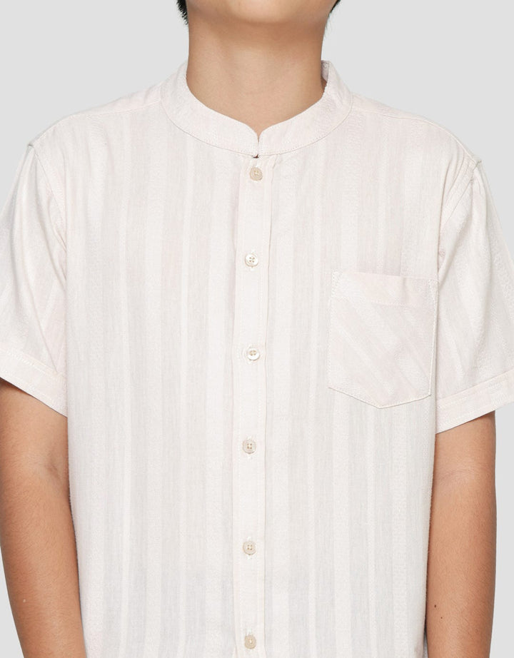 Nevada Kemeja Koko Casual Textured Anak Laki-laki