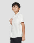 Nevada Yarndyed Stripes Kemeja Koko Casual Anak Laki-Laki