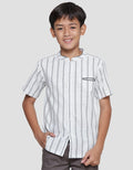 Nevada Yarndyed Stripe Baju Koko Anak Laki-laki