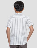 Nevada Yarndyed Stripe Baju Koko Anak Laki-laki