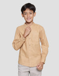 Nevada Casual Linen Rami Solid Boys Koko Shirt