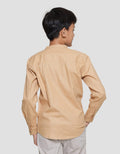 Nevada Casual Linen Rami Solid Boys Koko Shirt