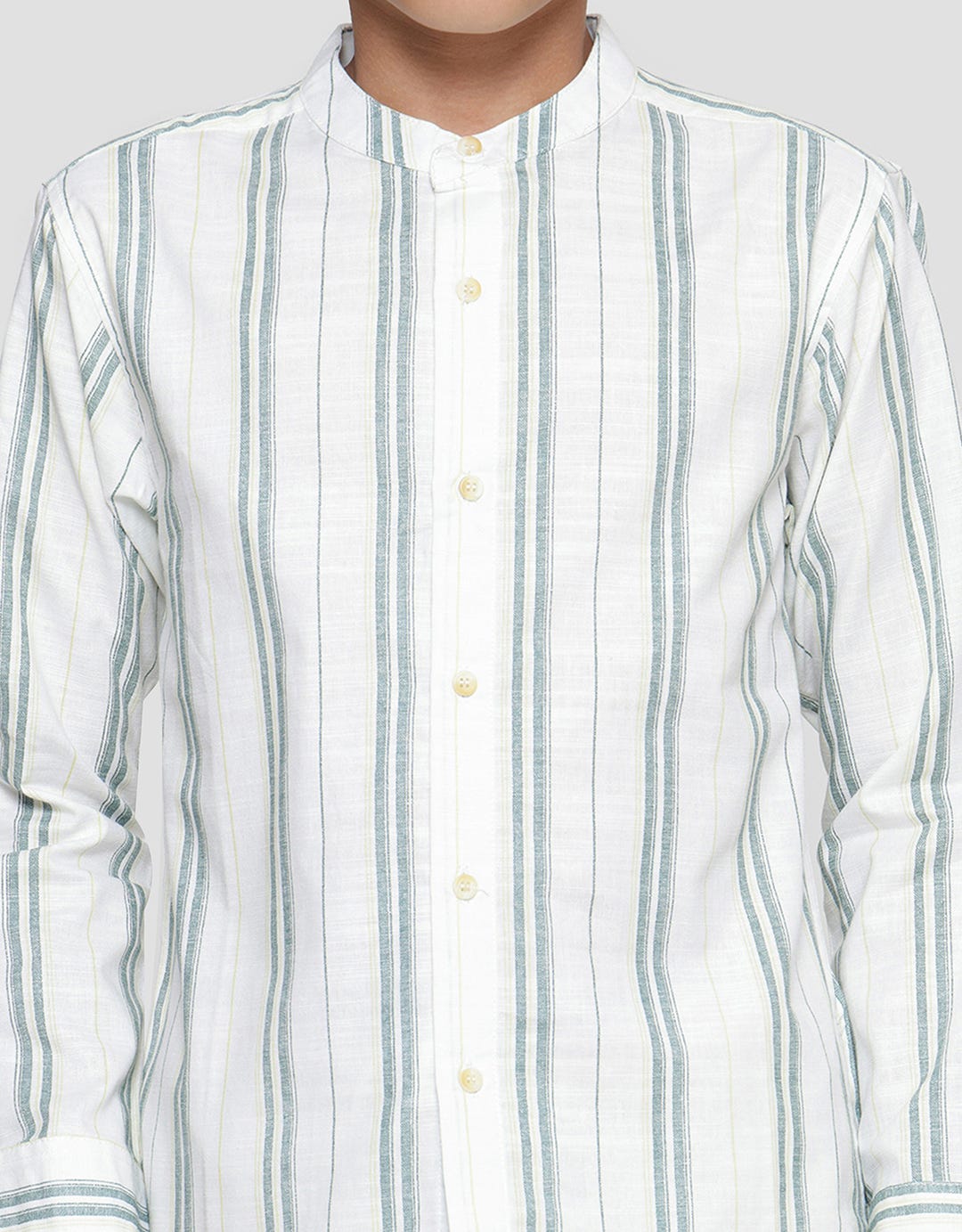 Nevada Linen Stripe Baju Koko Anak Laki-laki