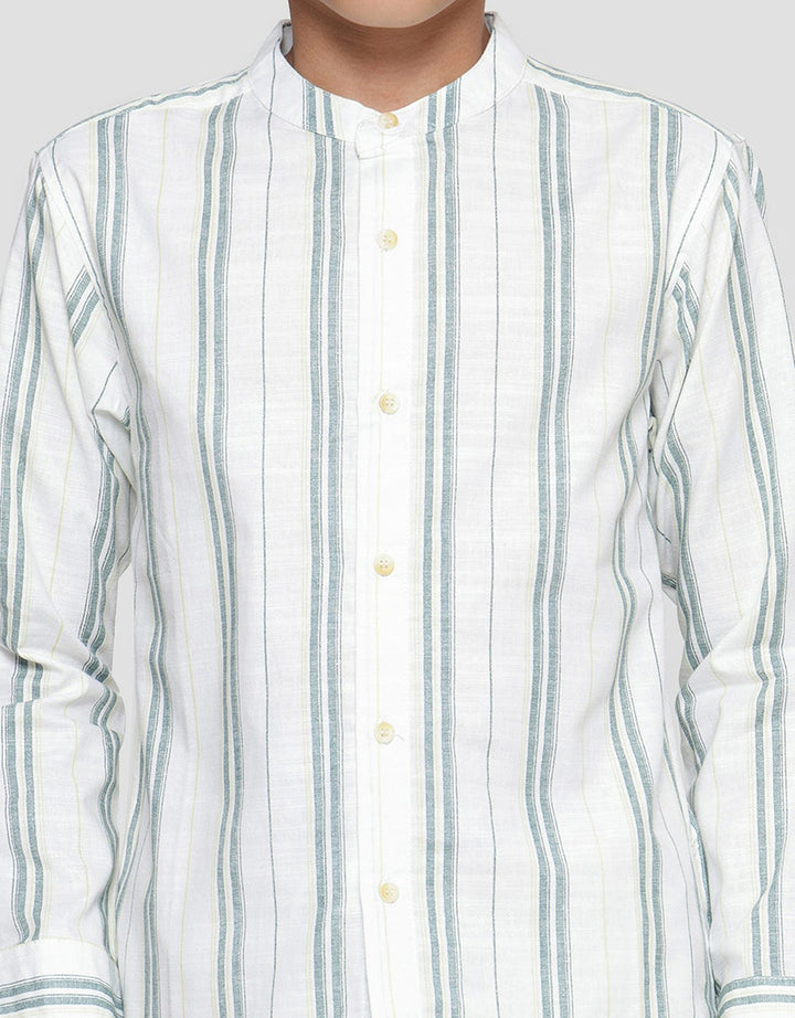 Nevada Linen Stripe Baju Koko Anak Laki-laki