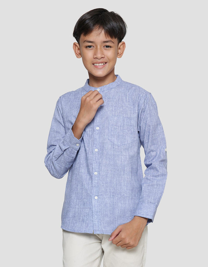Nevada Linen Slub Baju Koko Anak Laki-laki