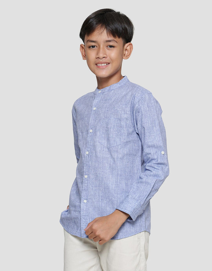 Nevada Linen Slub Baju Koko Anak Laki-laki