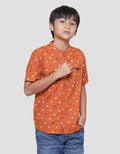 Nevada Linen Slub Geometri Koko Anak Laki-laki