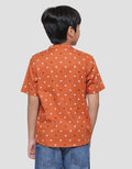 Nevada Linen Slub Geometri Koko Anak Laki-laki