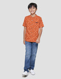 Nevada Linen Slub Geometri Koko Anak Laki-laki