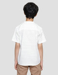 Nevada Linen Slub Geometry Kemeja Koko Anak Laki-laki