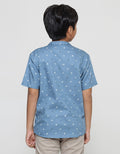 Nevada Casual Dobby Geometry Koko Short Sleeve Boys