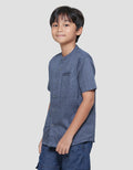 Nevada Casual Pique Batik Kemeja Koko Anak Laki-Laki