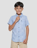 Nevada Textured Pocket Kemeja Koko Anak Laki-laki