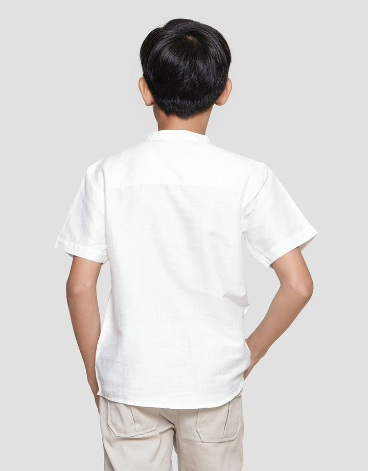 Nevada Dobby Print Koko Anak Laki-laki