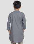 Nevada Linen Slub Knee Length 7/8 Koko Bamus Kurta Boys