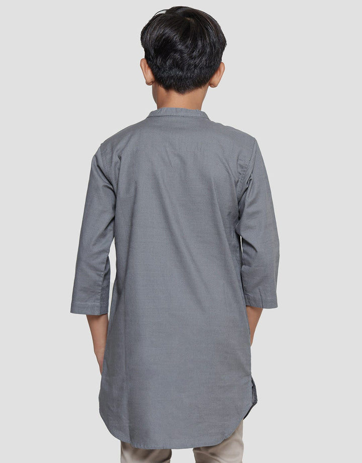 Nevada Linen Slub Knee Length 7/8 Koko Bamus Kurta Boys