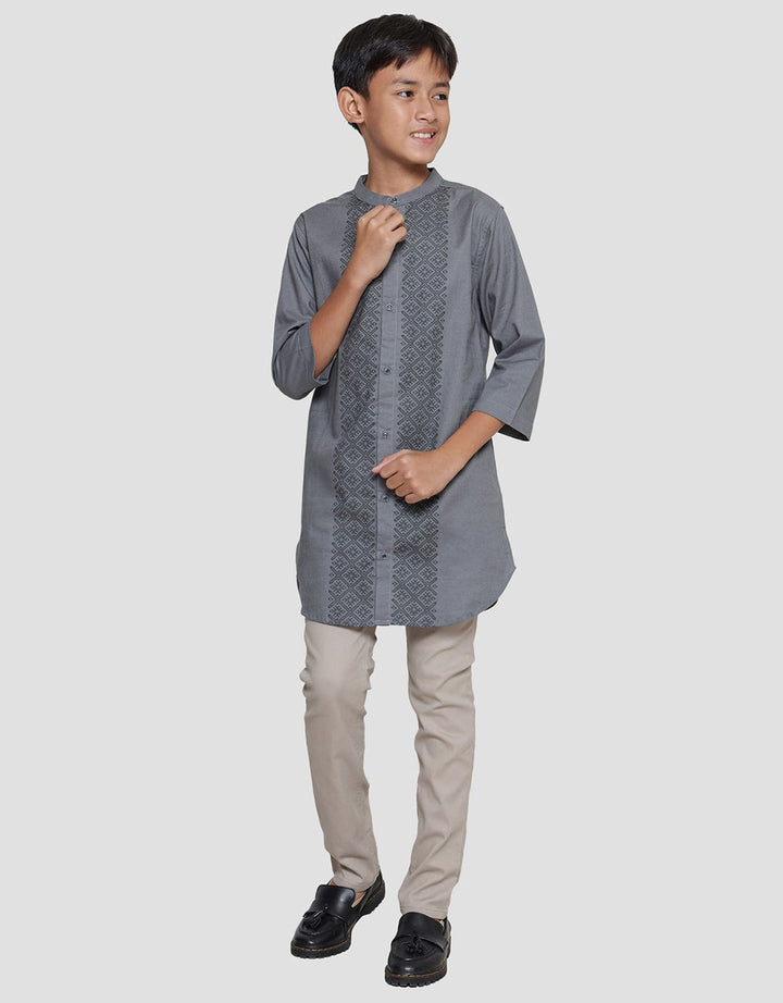Nevada Linen Slub Knee Length 7/8 Koko Bamus Kurta Boys