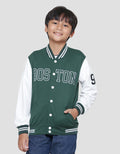 Nevada Bordir Boston Jaket Boomber Anak Laki-laki